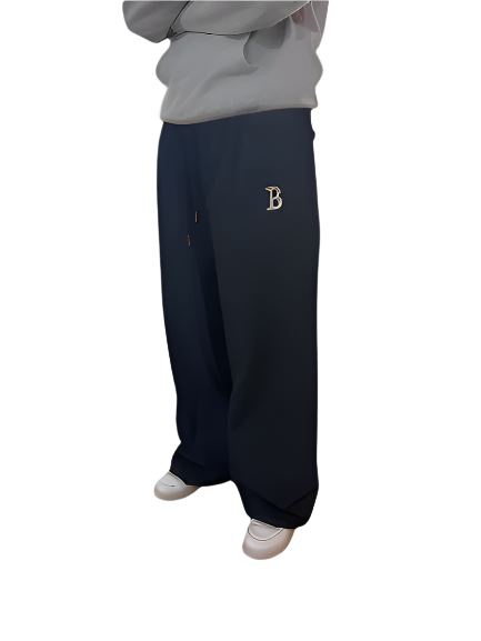 Bynd Straight Leg Pants- Blue