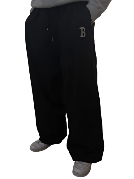 Bynd Straight Leg Pants-Black