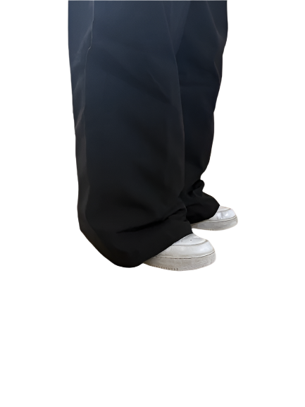 Bynd Straight Leg Pants-Black